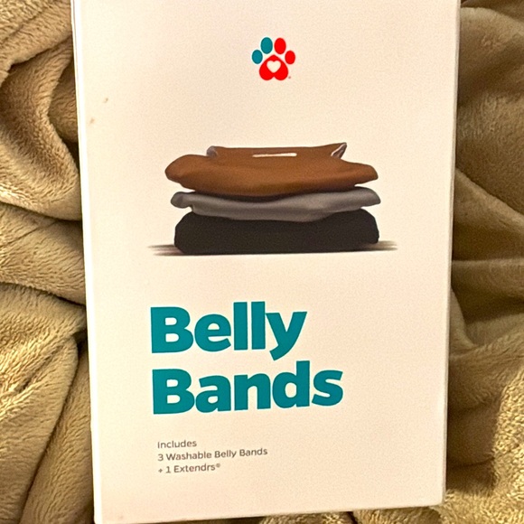 New Pet Parents Premium Washable Belly Bands for Male Dogs & Extendrs, (3pack) - Picture 1 of 15